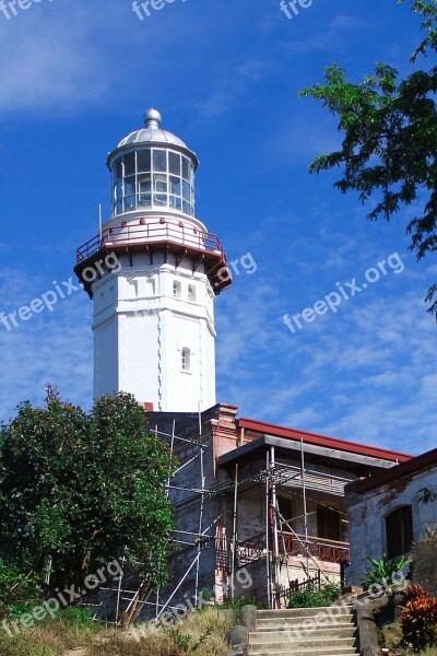 Cape Borjeador Lighthouse Philippines Tower Ilocos