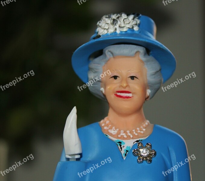 Queen Figure Wave England Blue