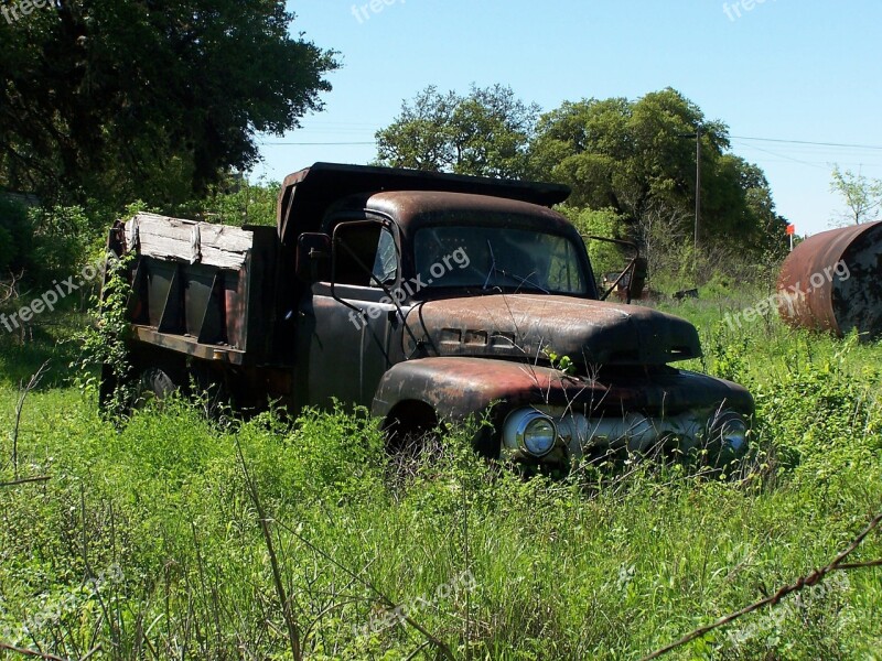 Truck Abandoned Rusty Old Vehicle