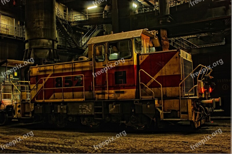 Locomotive Switcher Loco Rails Hdr