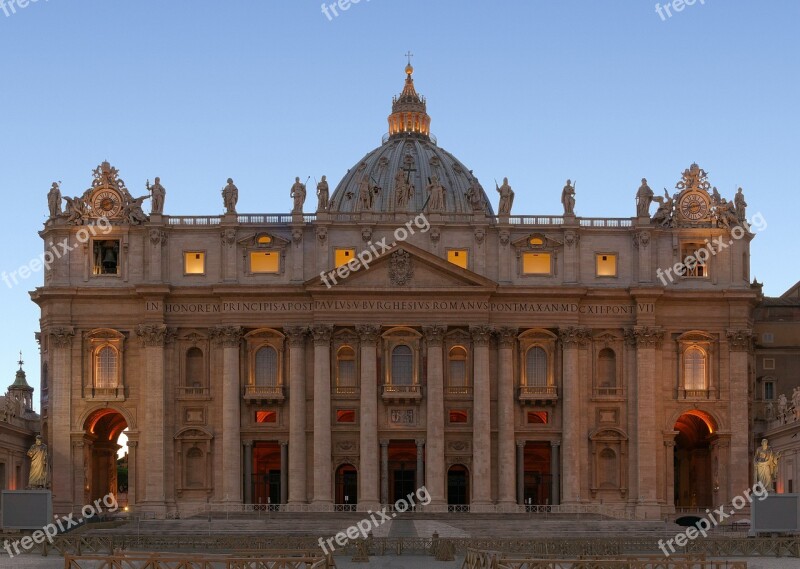 The Basilica Rome The Vatican Church Architecture