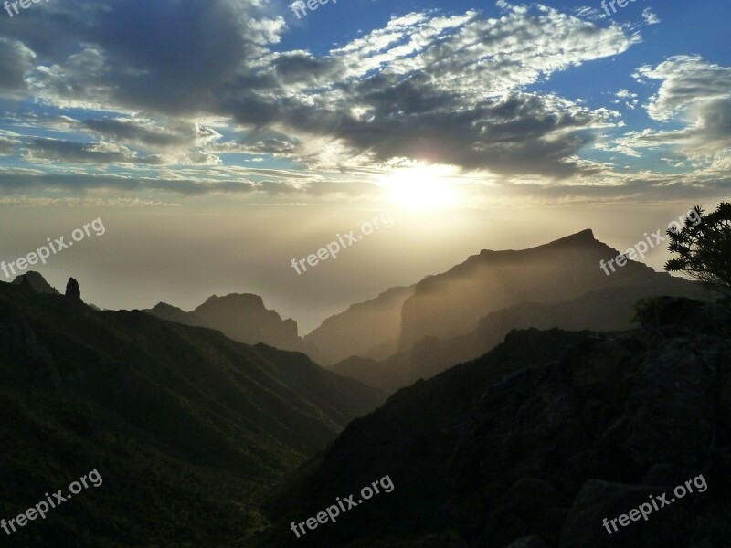 Tenerife Island Canary Islands Mood View