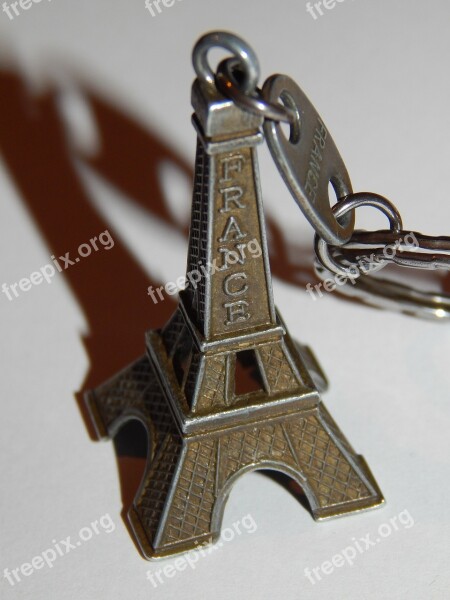 The Eiffel Tower Souvenir Tower Pendant Macro