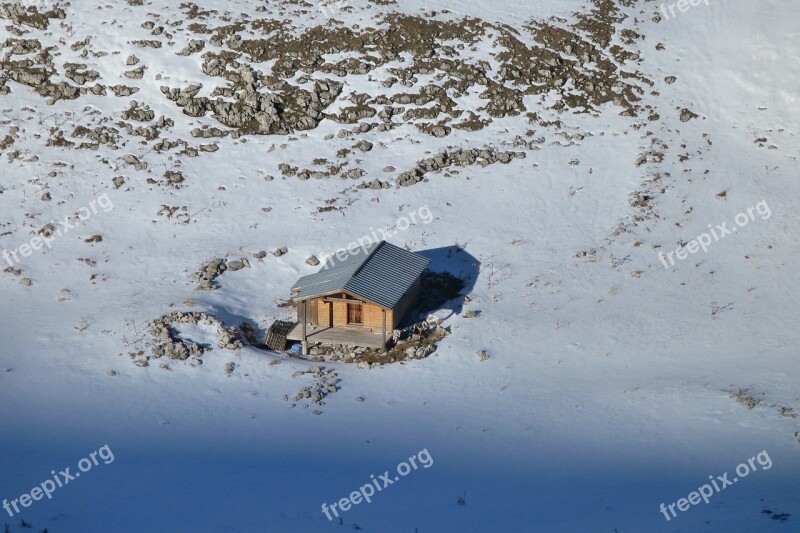 Landscape Nature Mountains Alps Winter