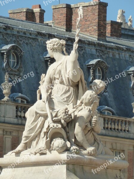 Versailles Figure Castle Park Statue Free Photos