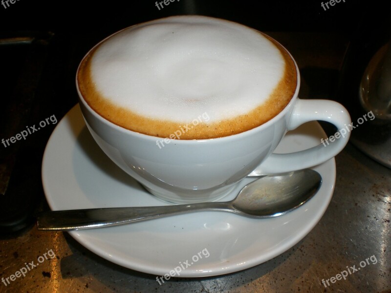 Cup Of Cappuccino Beverage Hot Drink Classic