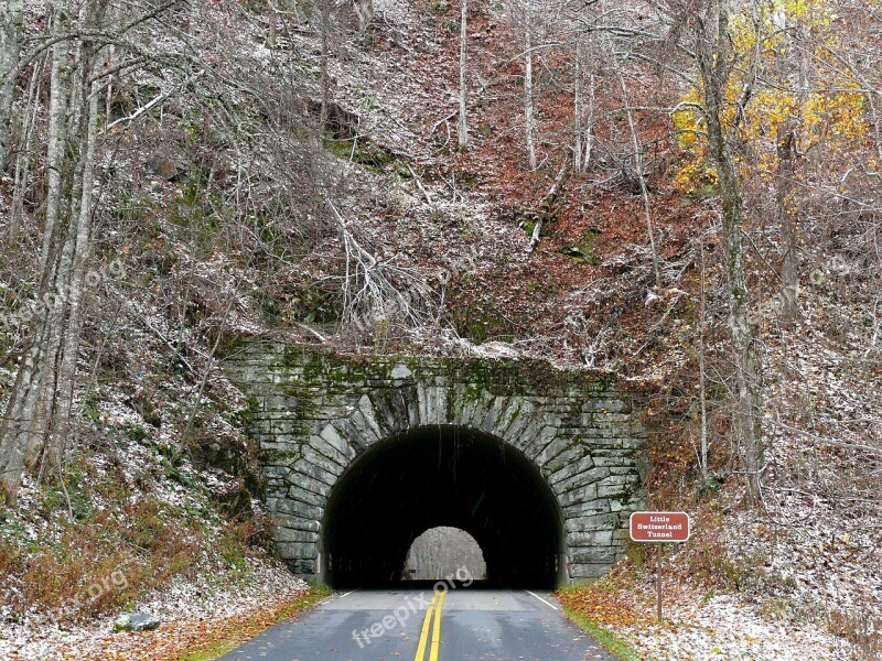 Tunnel Mountain Road Serene Winter