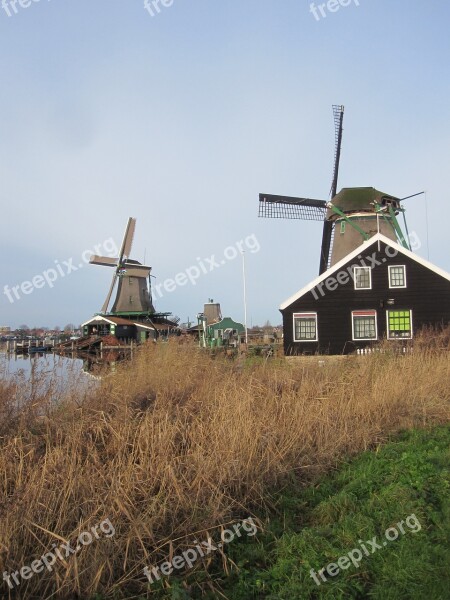 Zaandam Mills Zaanse Schans Water View