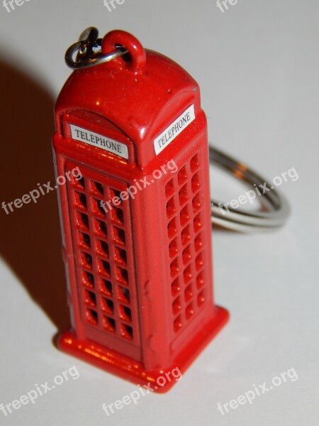 Pendant Phone Booth Macro Photo