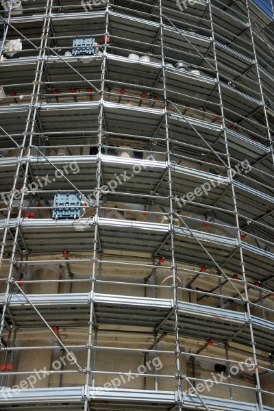 Scaffold Architecture Site Construction Work Craftsmen