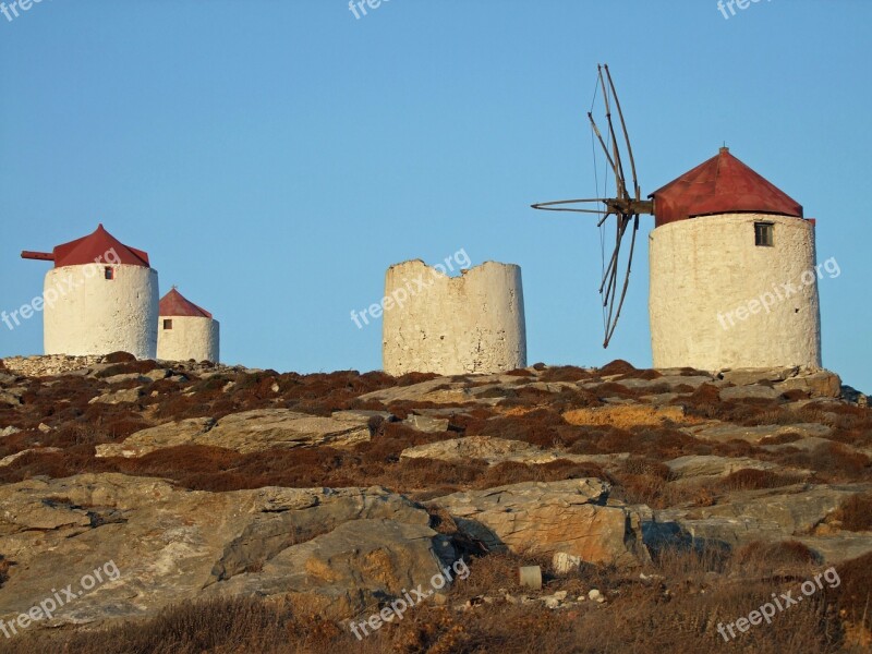 Windmills Old Mills Landmark Ruin