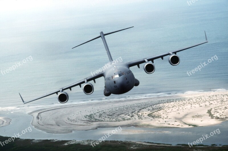 Cargo Plane Aircraft Flying Jet C-17