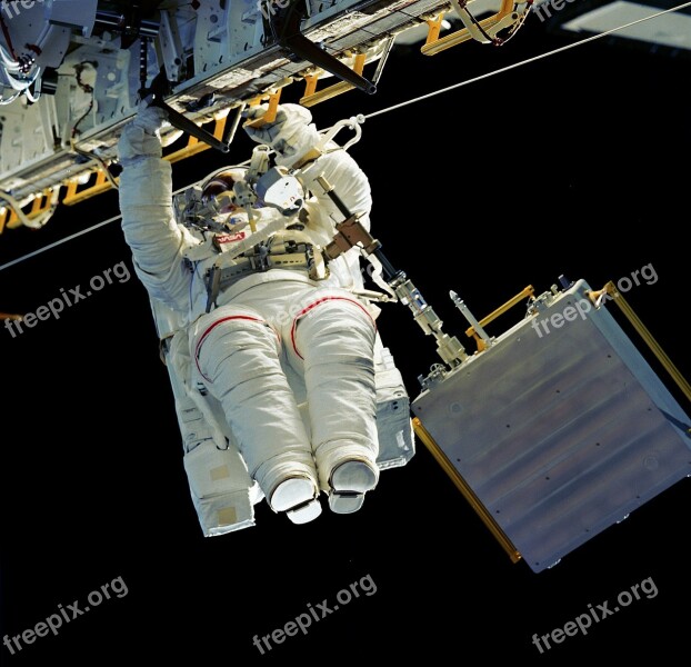 Astronaut Spacewalk Iss Tools Suit