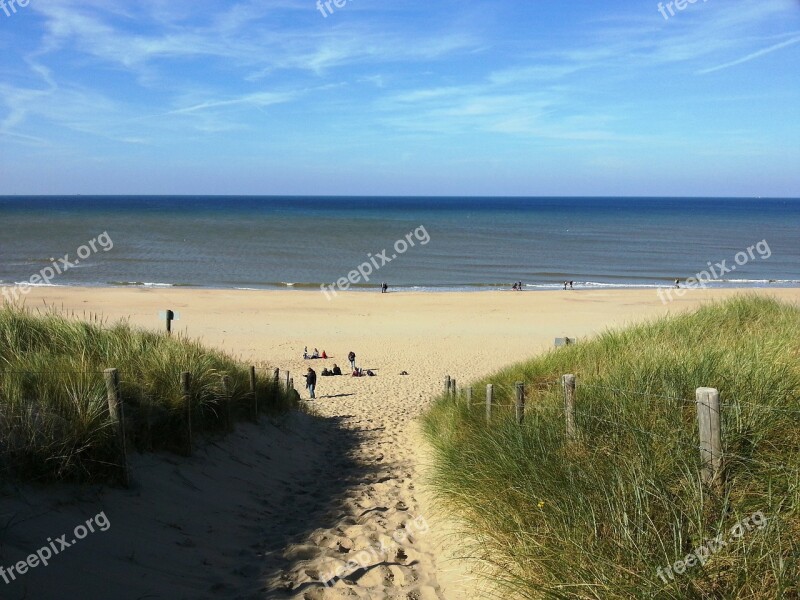 Holland Beach Coast Sky Nature