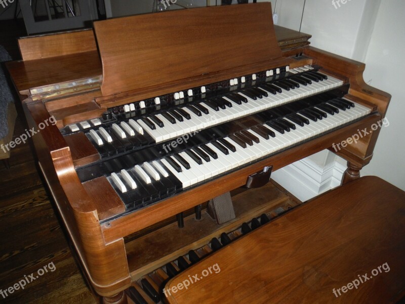 Organ Music Bench Manuals Keyboard