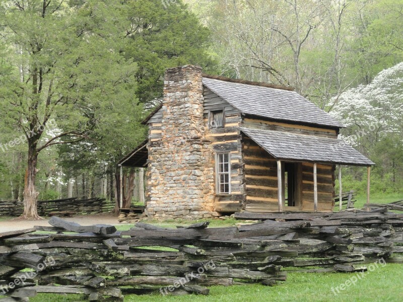 Log Cabin Old House Log Old Rustic