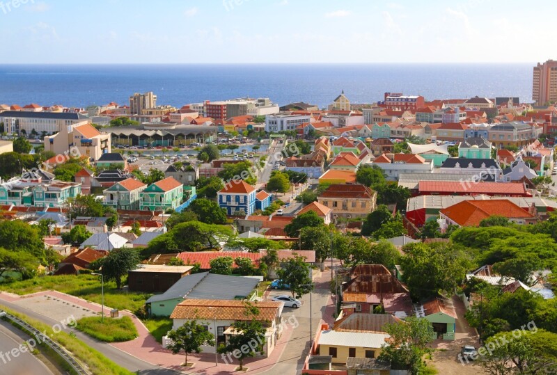 Houses Horizon Aruba Blue Architecture