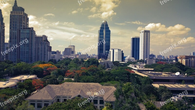 Thailand Bangkok City Asia Thai