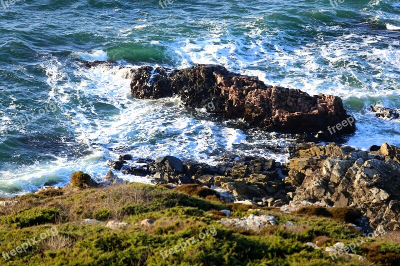 Cliffs Mountain Water Coast Cliff