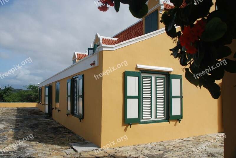 Planters Home Curacao Slavery Plantation Clouds