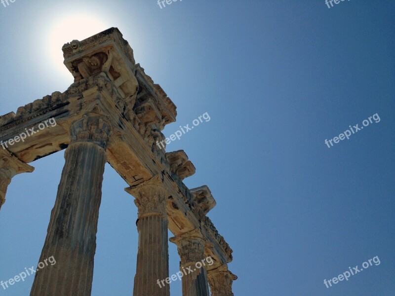 Temple Romans Columns Column Apollo Temple