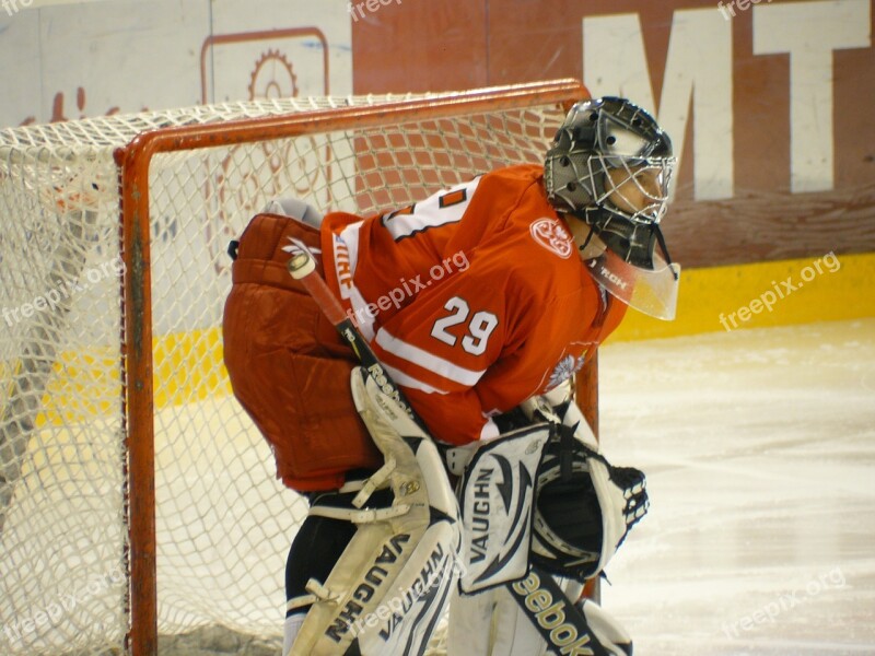 Ice Hockey Goalie Goal Sport Team