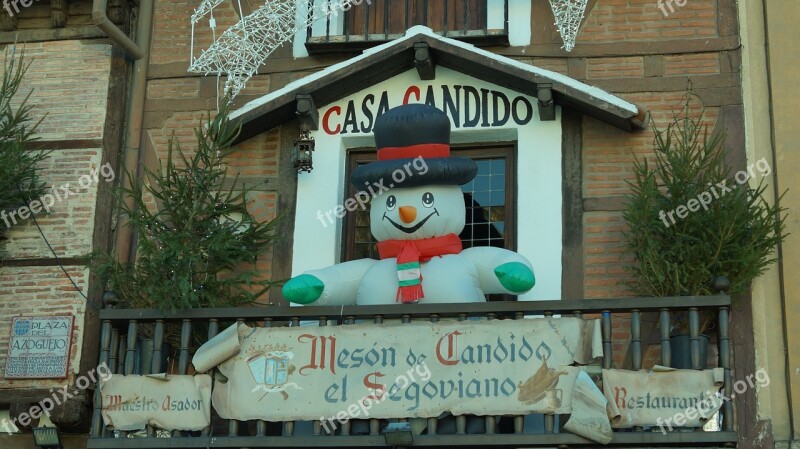 Christmas Snowman Segovia Candido Ornaments