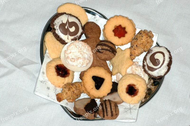 Cookie Christmas Cookies Small Cakes Christmas Pastries