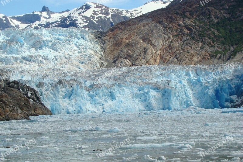 Alaska Glacier Mountain Free Photos