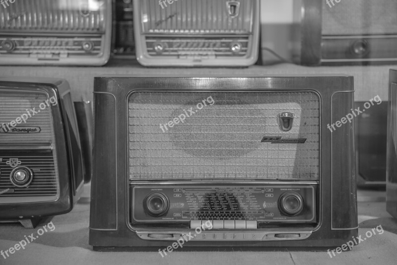 Radio Tube Radio Antique Old Speakers