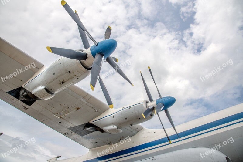 Aircraft Wing Engine Rotor Antanov