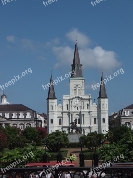 Jackson Square Louisiana Orleans New Orleans French