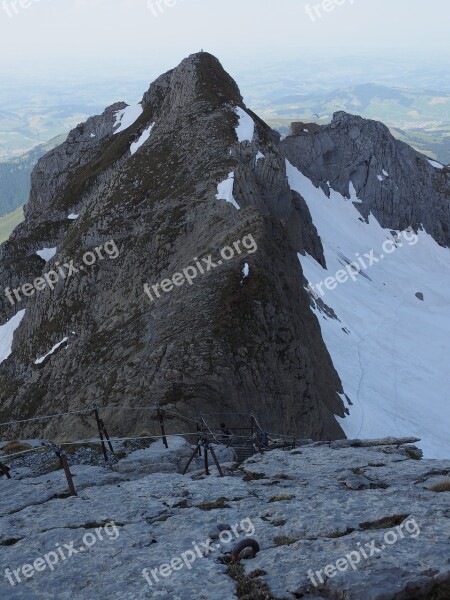 Girensattel Girenspitz Jacob's Ladder Climbing Descent