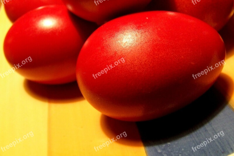 Greek Easter Eggs Red Orthodox Easter