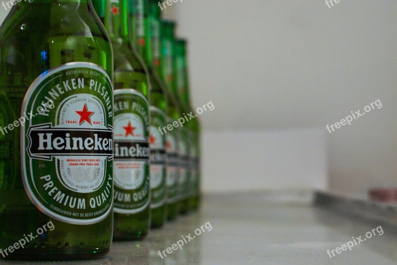 Beer Heineken Green Drink Drinking