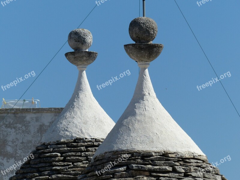 Trulli Alberobello Puglia Houses Roofs