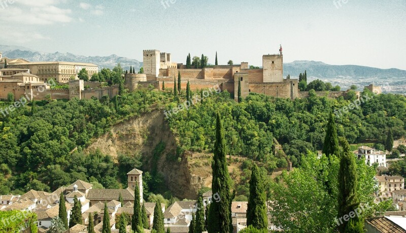 Spain Andalusia Grenade Alhambra Free Photos