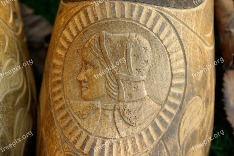 Wood Carving Brittany Peasant Free Photos