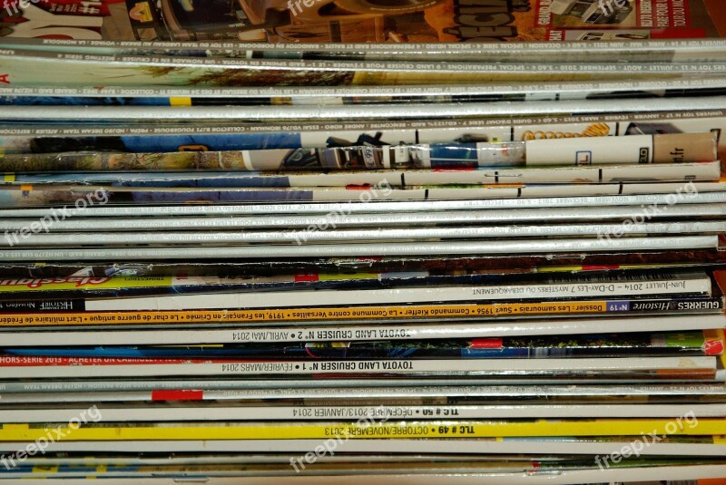 Magazines Journals Newspaper Reading Free Photos