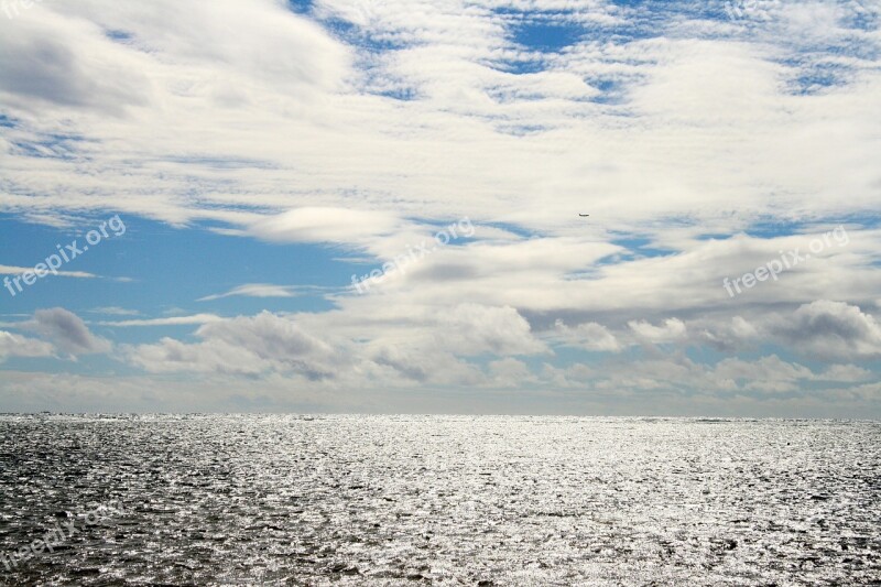 Ocean Seascape Sky Cloudscape Blue