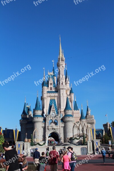 Magic Kingdom Disney Orlando Theme Park Castle