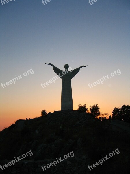 Calabria Statue Sunset Free Photos