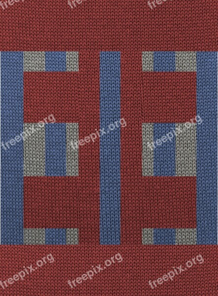 Textile Fabric Knit Design Burgundy