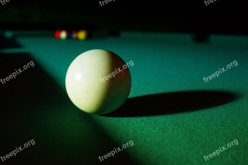 Billiard Pool Cue Ball Game Table