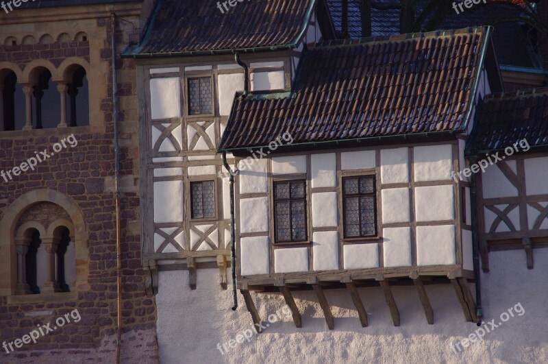 Wartburg Castle Castle Knight's Castle Middle Ages Germany