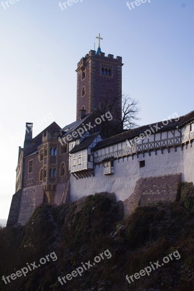 Wartburg Castle Castle Knight's Castle Middle Ages Germany