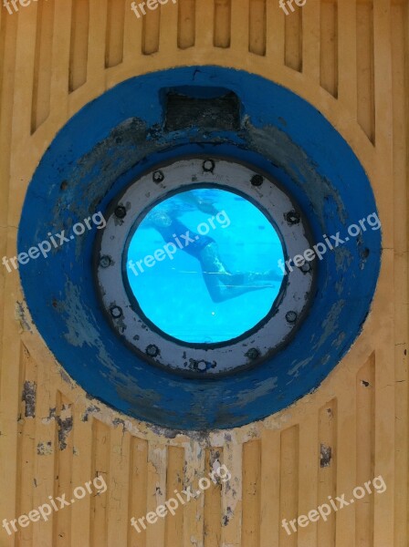 Peephole Porthole Swimming Pool Scutlle