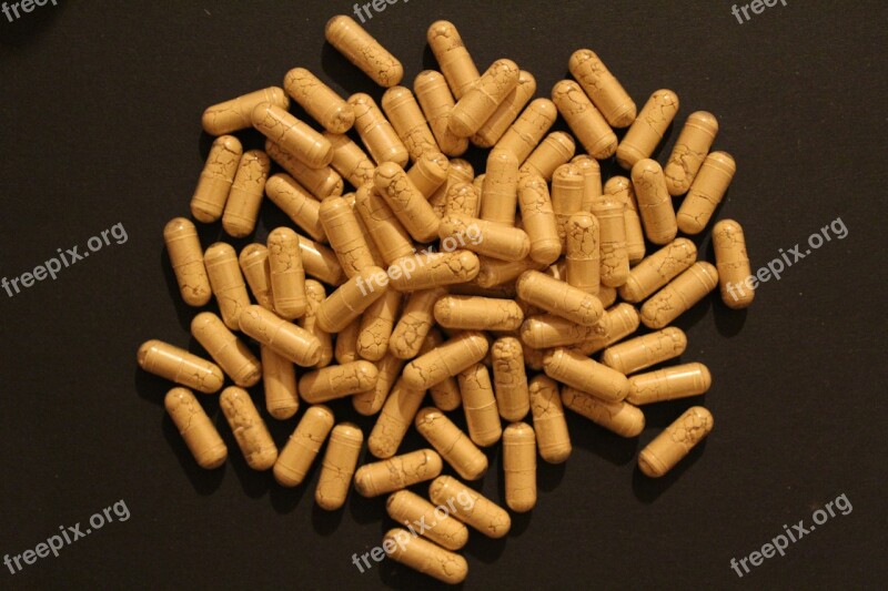 Dietary Supplements Pills Capsule Food Ginger