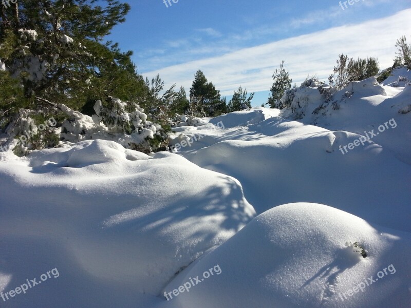 Snow Winter Scenic Outdoors Snowed