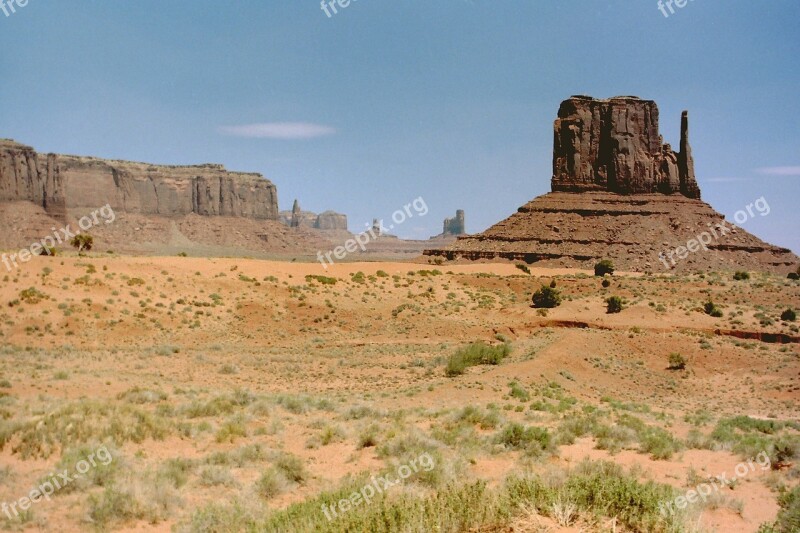 Monument Valley Sandstone Buttes Arizona Desert